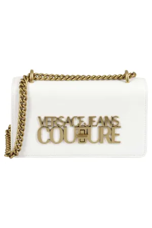 Versace Jeans Couture Logo Plaque Foldover Shoulder Bag