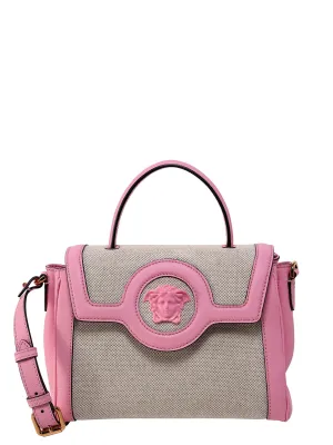 Versace Medusa Plaque Two-Tone Tote Bag