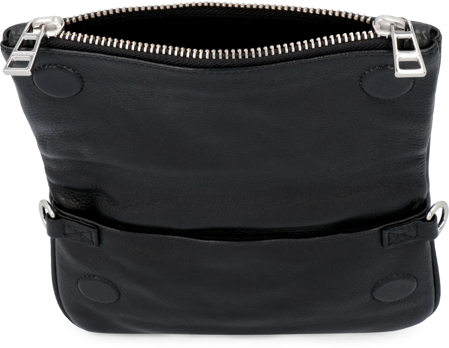 Zadig & Voltaire Logo Plaque Zipped Crossbody Bag